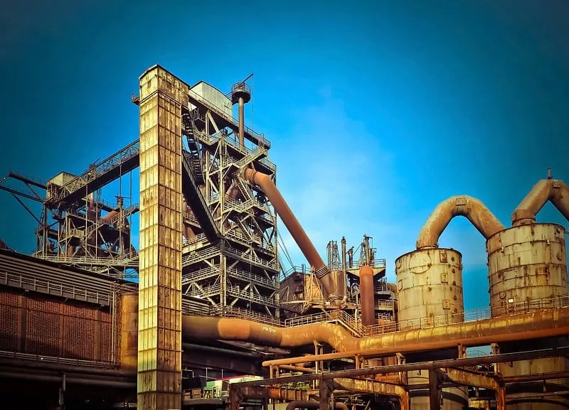 Water treatment in an industrial plant